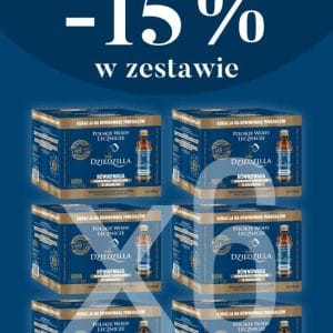 Zestaw 6 x woda lecznicza Dziedzilla