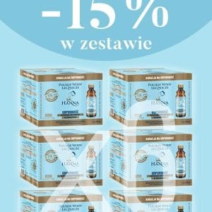 Zestaw 6 x woda lecznicza Hanna