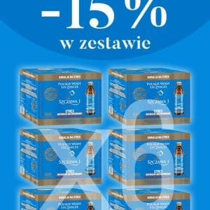 Zestaw 6 x woda lecznicza Szczawa I