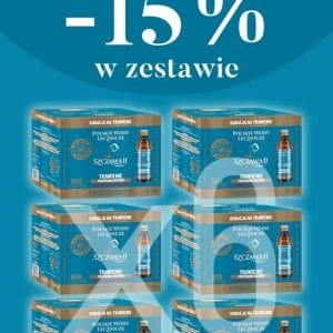 Zestaw 6 x woda lecznicza Szczawa II